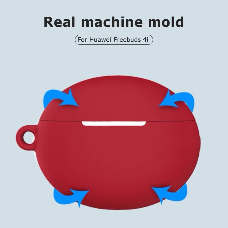 Silicone Protective Case For Huawei Freebuds 4i Earphone Cases Cover For Huawei Freebuds 4 i Free Buds 4i freebuds4i Cases