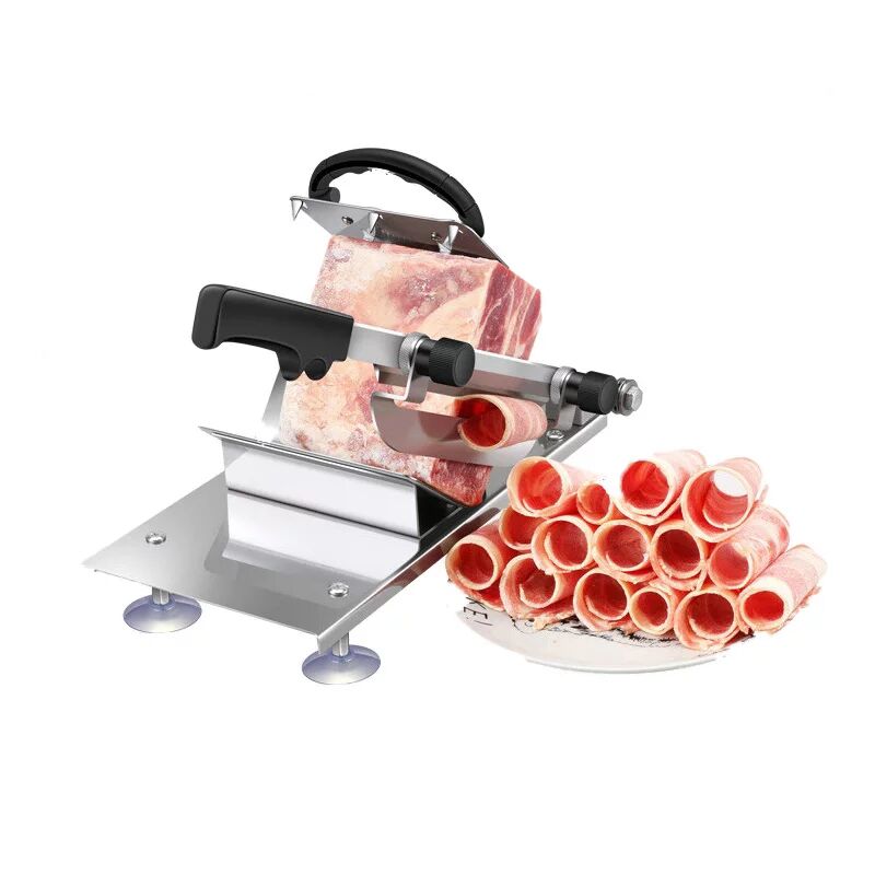 Manual Meat slicer mutton roll slicing machine Stainless steel