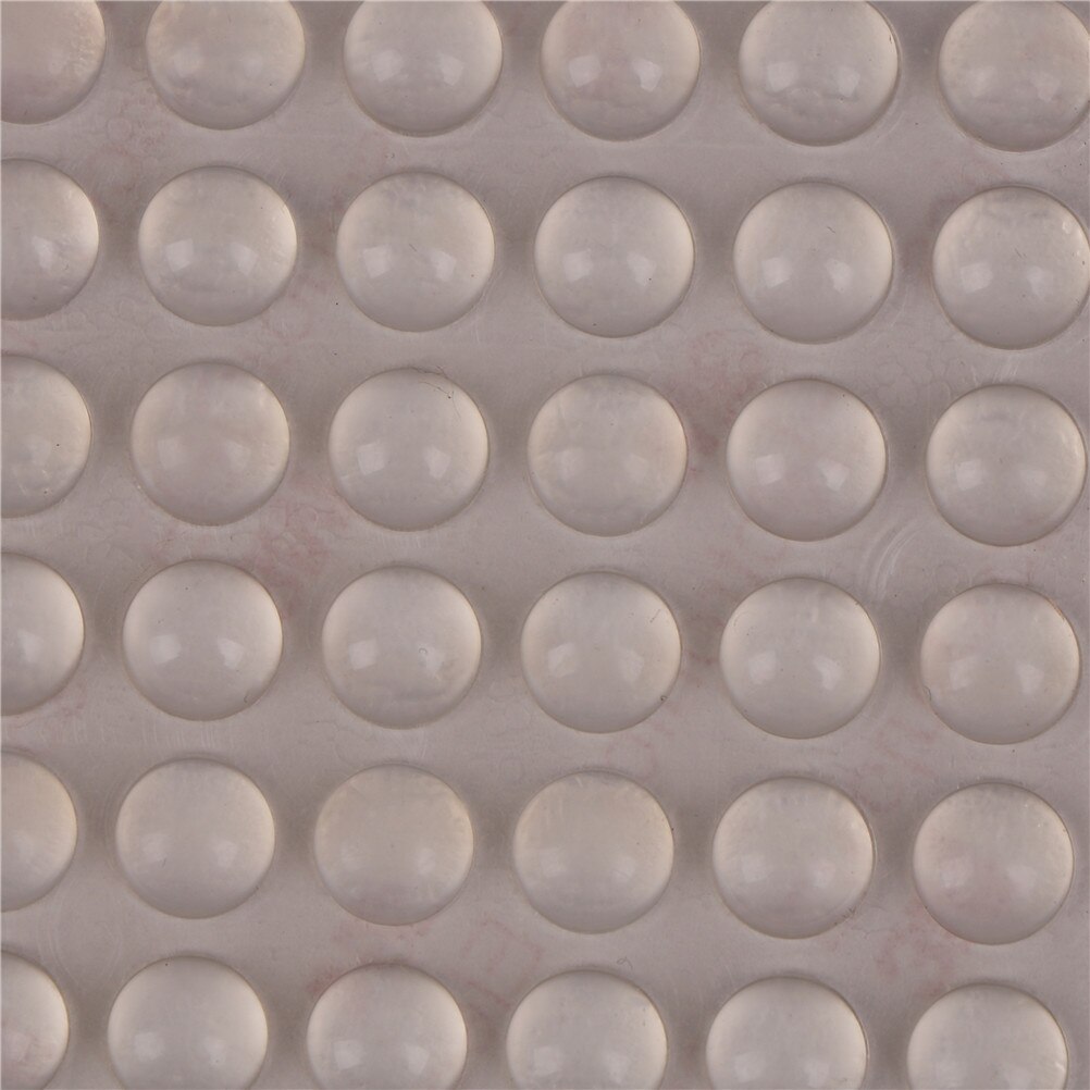 100pcs Silicon Rubber Door Stop Kitchen Cabinet Door Self Adhesive Bumper Damper Buffer Pad Hardware 5Sizes