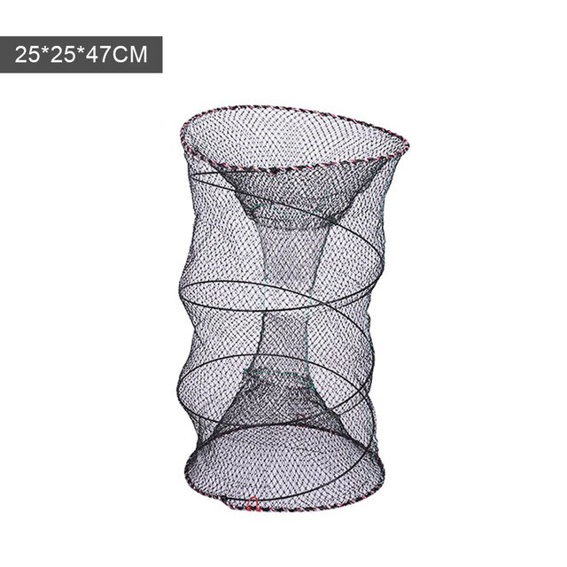 Visnet Kooi Vouwen Draagbare Draagbare Vis Houden Netto Vis Rivierkreeft Crab Trap Netto Vis Kooi Vissen Accessoires: 40cmX88cm
