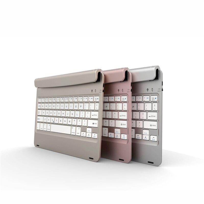 Składana bezprzewodowa obudowa klawiatury Bluetooth dla iPad Air 2 Pro 9. 7 odwróć klawiatura do ipada Air 1 Stand klawiatura do ipada 2018 9.7 cala
