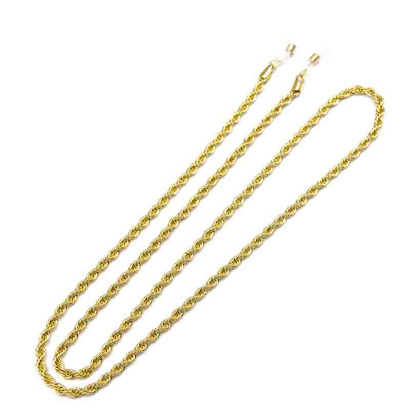 1 pc Non-slip Metal Eyeglass Chains Sunglasses Holder Necklace Reading Glasses Lanyard Gold Plated Eyewear Accessories