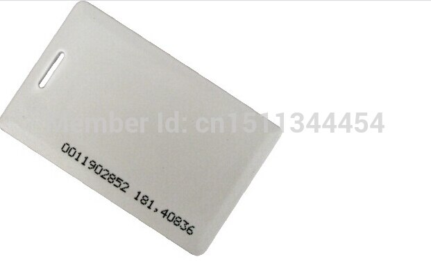 100pcs/lot 125Khz TK4100 Blank ID Card RFID Access Control Cards Proximity Card