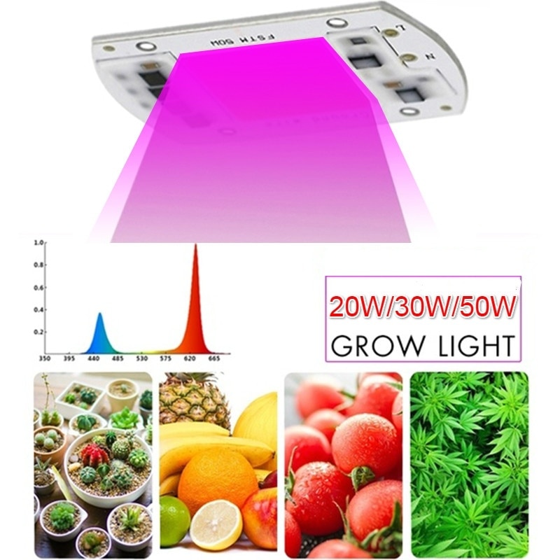 20W/30W/50W Led Plant Grow Cob Chip Light Greenhouse Tuin Hydrocultuur Volledige Spectrum Groeiende lamp Voor Planten Veg En Bloem