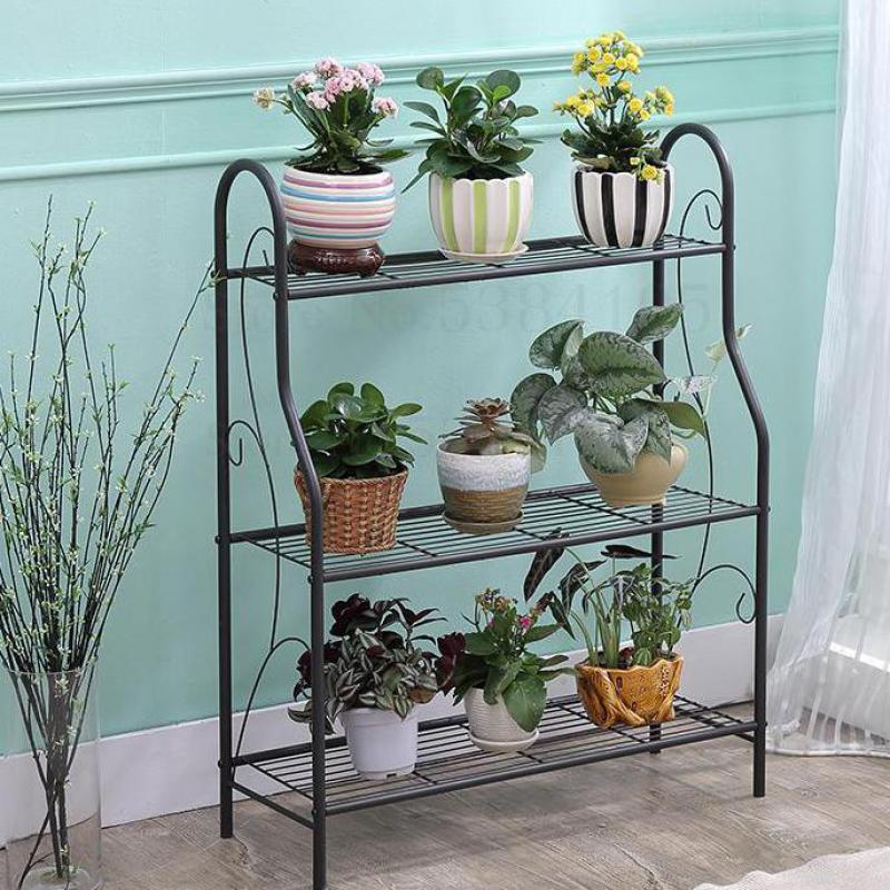 Blume boden Regal, Schmiedeeisen Multilayer Wohnzi... Vicedeal