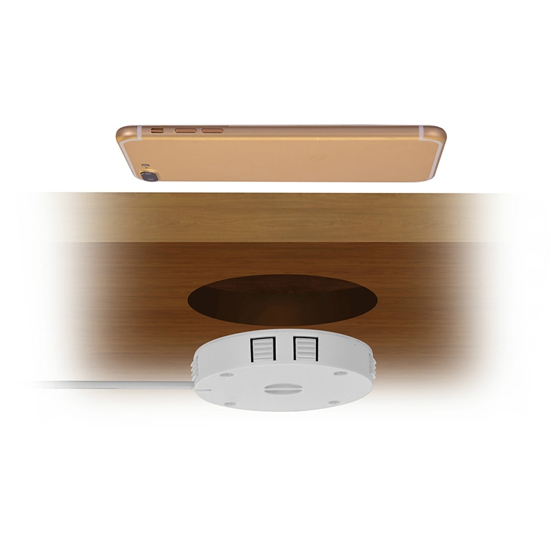 Wireless Charger Invisible Wireless Charger Table Charging Pad Furniture Table Embedded Table Pad For IPhone11 Xiaomi