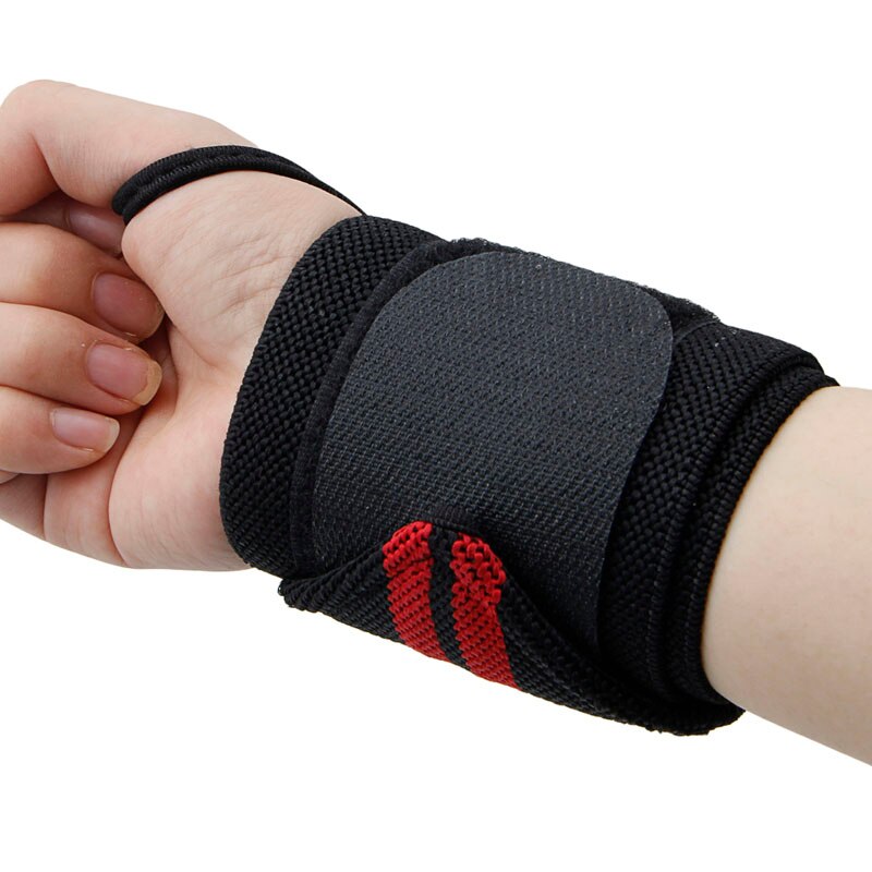 Sport håndled vægtløfter strop fitness gym wrap bandage håndstøtte armbånd 875d