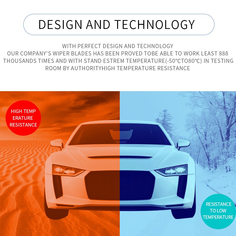 Car Windshield Wiper Blades for Land Rover Range Rover Evoque form Car Windscreen wiper Rubber