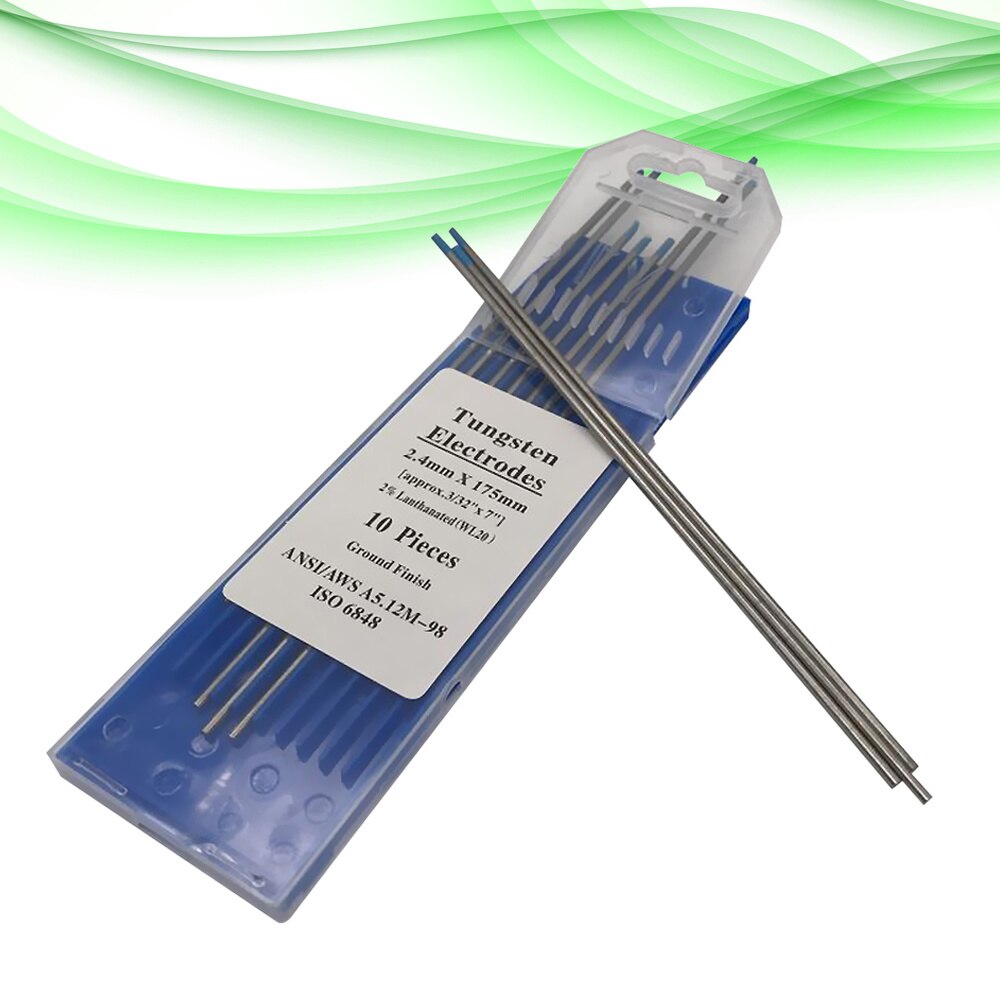 10pcs Portable Practical Tungsten Electrodes Welding Electrodes Welding Rods for Aluminum alloy Stainless Steel: Silver 4