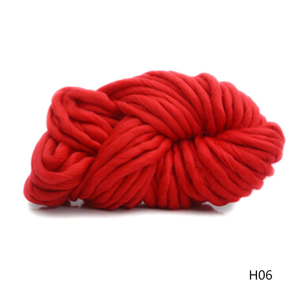 Chunky Wol Garen Super Zachte Omvangrijk Arm Breien Wol Roving Haken Diy Arts Ambachten Accessoires: Rood