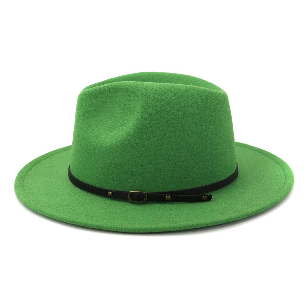 Fedora Hat Women Men Autumn Winter Vintage Felted Jazz Top Hats Ladies Trend Party Wedding Performance Cap Sombreros De Mujer