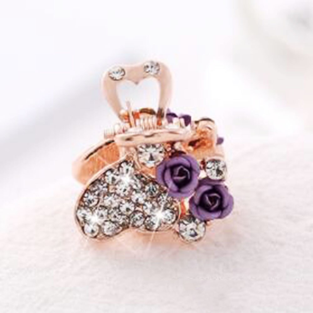 Strass Haar Clip Haarnadeln Kristall Krabbe Haar Krallen Für Frauen Mädchen Haar Zubehör Styling Werkzeug: 9