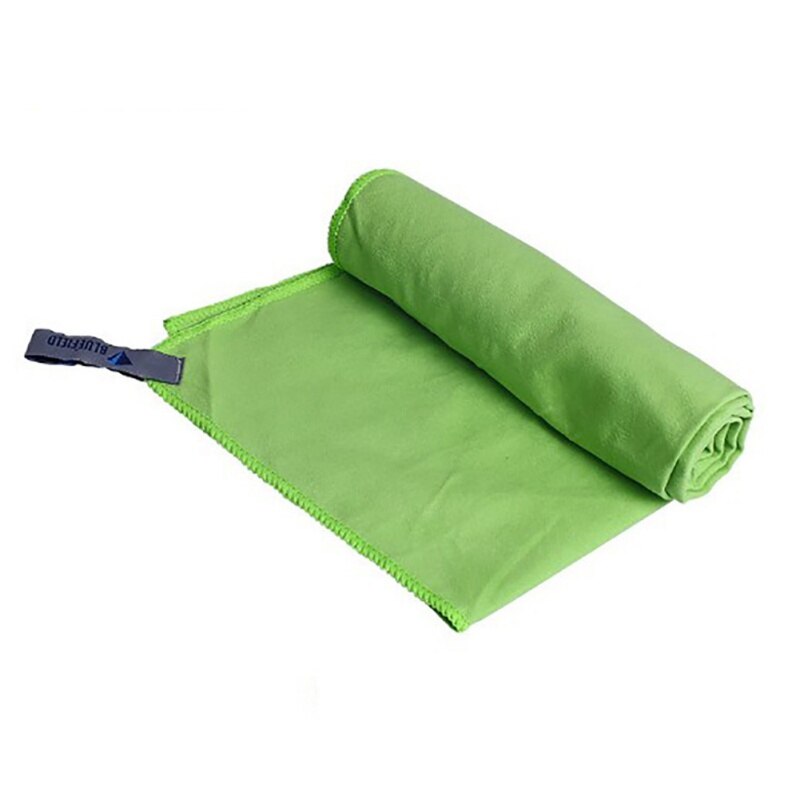 Toalla de microfibra de secado rápido, Toalla de baño para acampar, toalla de viaje, toalla de playa de secado rápido: Verde