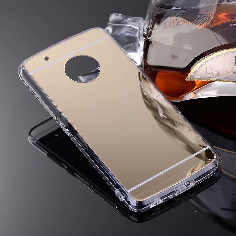 For Motorola Moto G5 Plus Case Luxury Mirror Case Soft TPU Cover For Motorola Moto G6 Plus Back Cover Shell for Moto E5 G6 Play