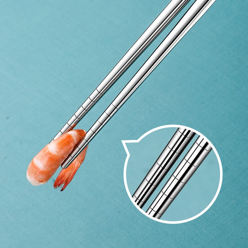 1Pair Japanese Korean Style Chinese Chopsticks Sushi Sticks Noodles Rolls Food Home Tableware Kitchen Tool Portable Reusable