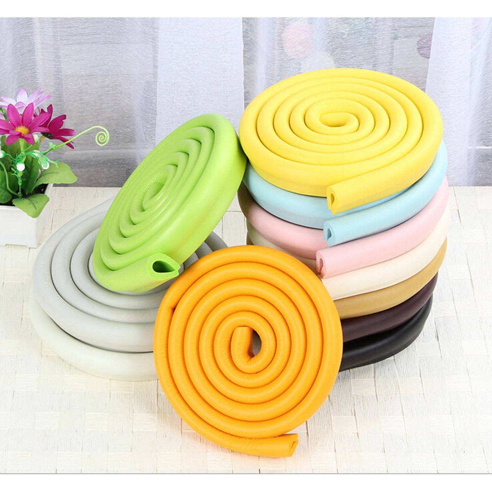 U Shape Children Safety Products 2M Baby Bumper Strip Baby Safety Corner Protector Table Edge Corner Guards Cushion Strip