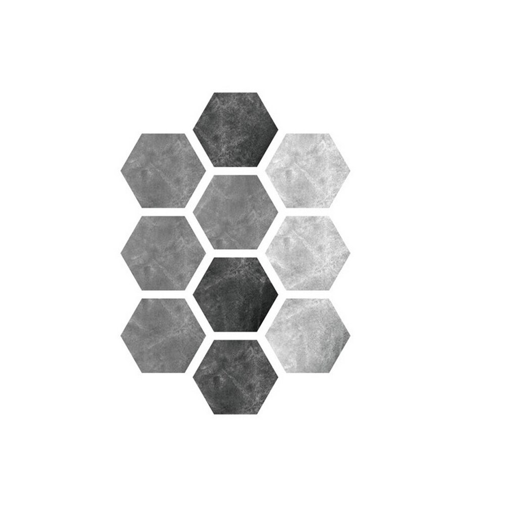 10pcs PVC bathroom anti-slip floor tiles tile floor waterproof stickers wall stickers wall decoration kitchen oil proof wallpape