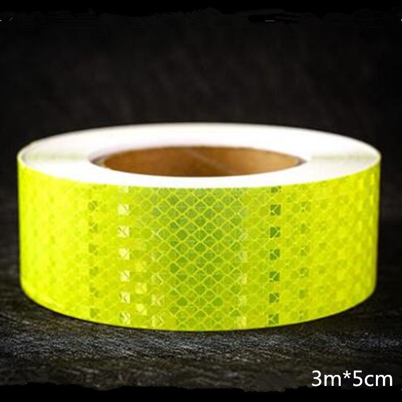 5cm*300cm Car Reflective Tape Decoration Stickers for Volkswagen VW Polo t4 t5 golf 4 golf 7 vw Jetta Gol Fox CrossFox: green