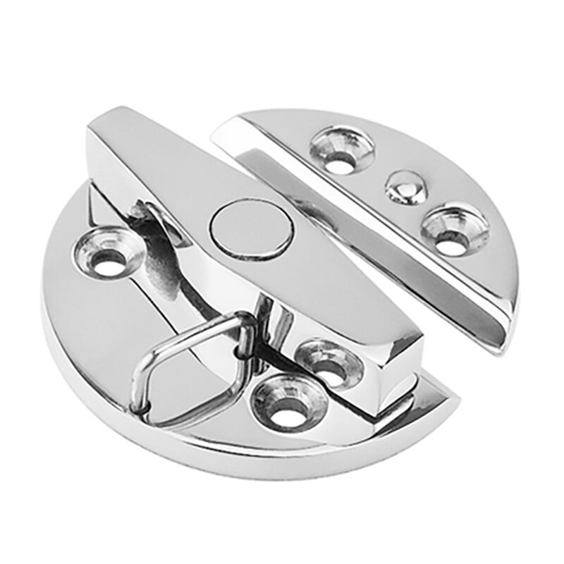 2PCS Marine Stainless Steel 316 Boat Door Cabinet Hatch Round Turn Button Twist Catch Latch Marine Hardware Accessories