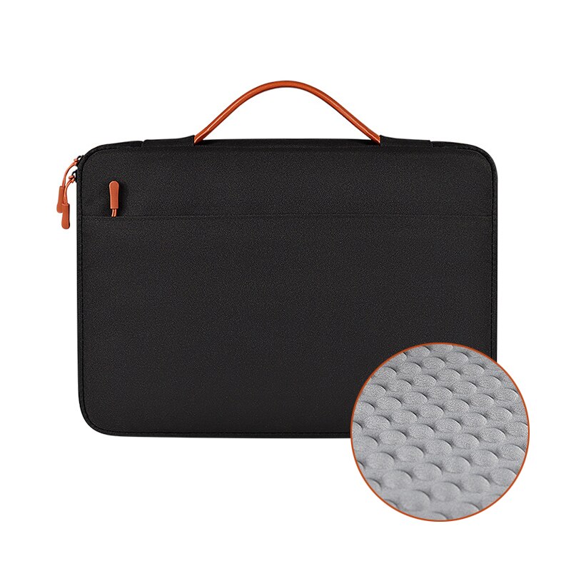 Bärbart vattentätt laptopfodral notebookfodral 13.3 14 15 15.6 tum för macbook pro dator pc-väska hp acer xiaomi asus lenovo: Svart / 14-15 tum