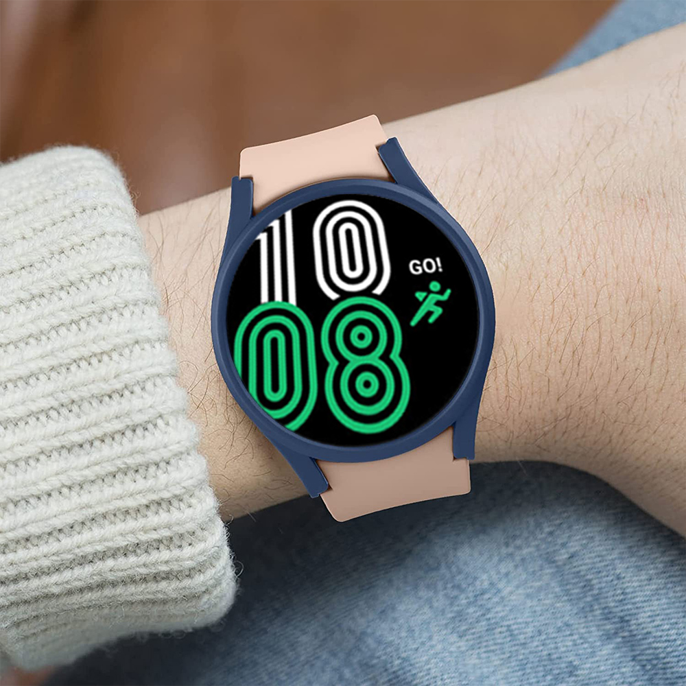 Couvercle de montre pour Galaxy Watch 4, coque antichoc multicolore, accessoires compatibles pour Samsung Galaxy Watch 4 40mm 44mm