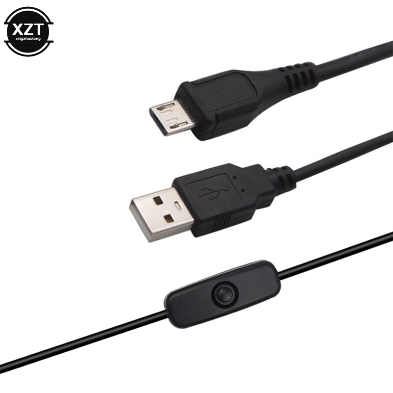 Kabel USB z wyłącznikiem mikro rodzaj USB C ładowarka zasilacz 5V 3A/2,5a dla Ras Liczba Pi 3 B + plus RPI 4 Model dla telefonu Xiaomi: Micro usb 2.5A