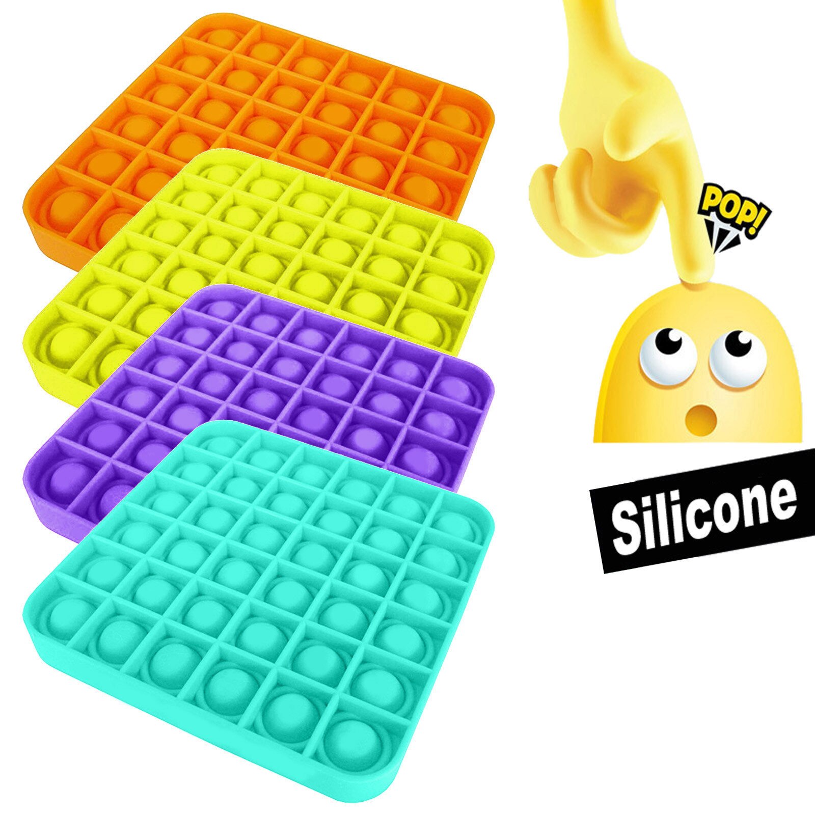 Volwassen Kinderen Antistress Speelgoed Fidget Spinner Popit Speelgoed Push Bubble Fidget Zintuiglijke Speelgoed Bubbel Figet Speelgoed Squishy Антистресс