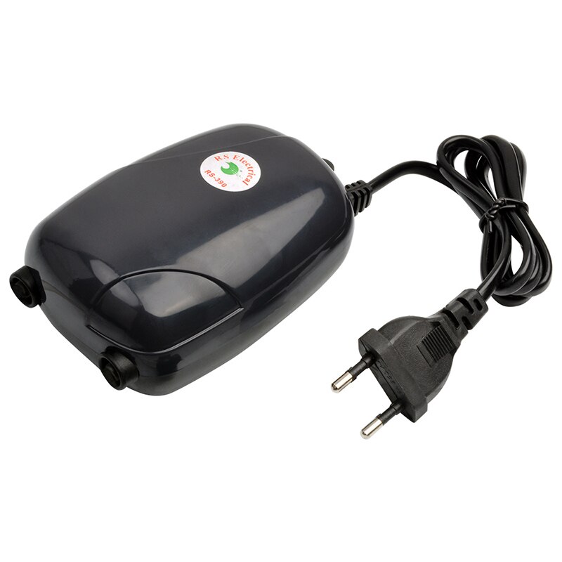 Aquarium Air Pump Fish Tank Mini Compressor Single Double Outlet with Check Valve Tube Aquatic Accessories 220V 3W 5W: 5W / AU Plug