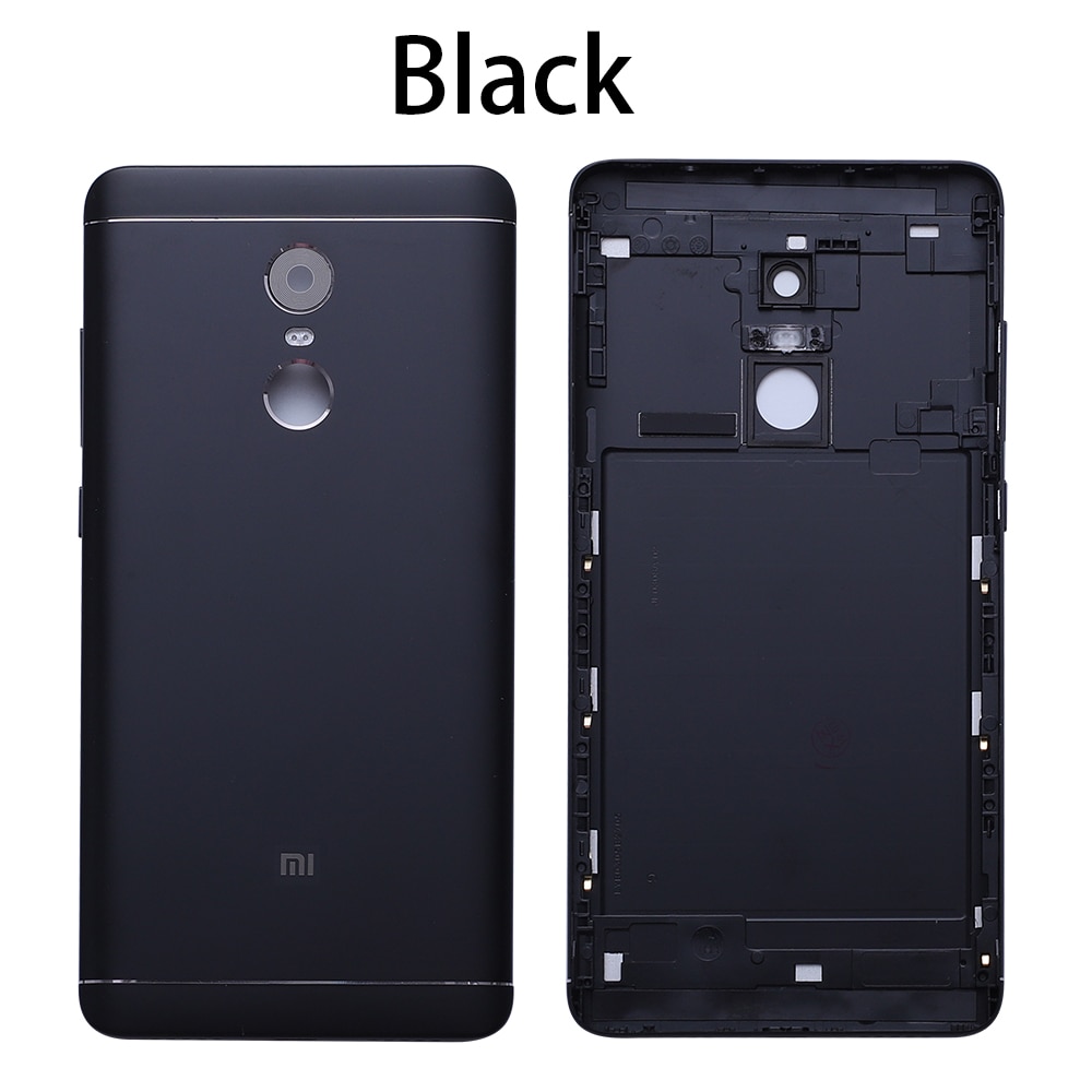 Nueva funda trasera de batería para Redmi Note 4X Redmi Note 4 Carcasa versión Global + botones de volumen + botones de encendido