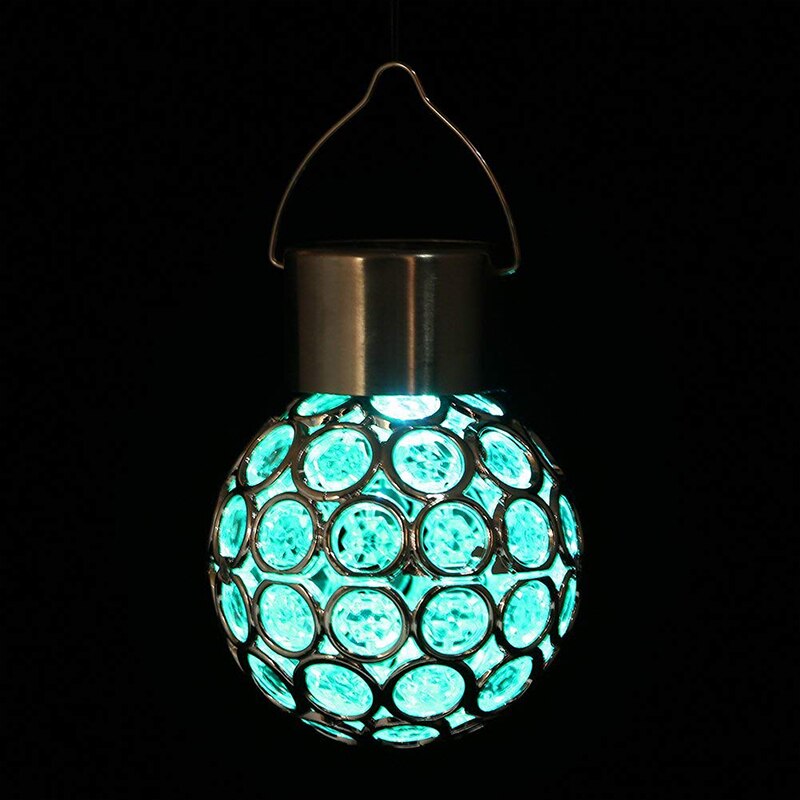 Color Change Hanging Lamp Garden Landscape LED Ball Light Hanging Lamp Color Change Solar Power