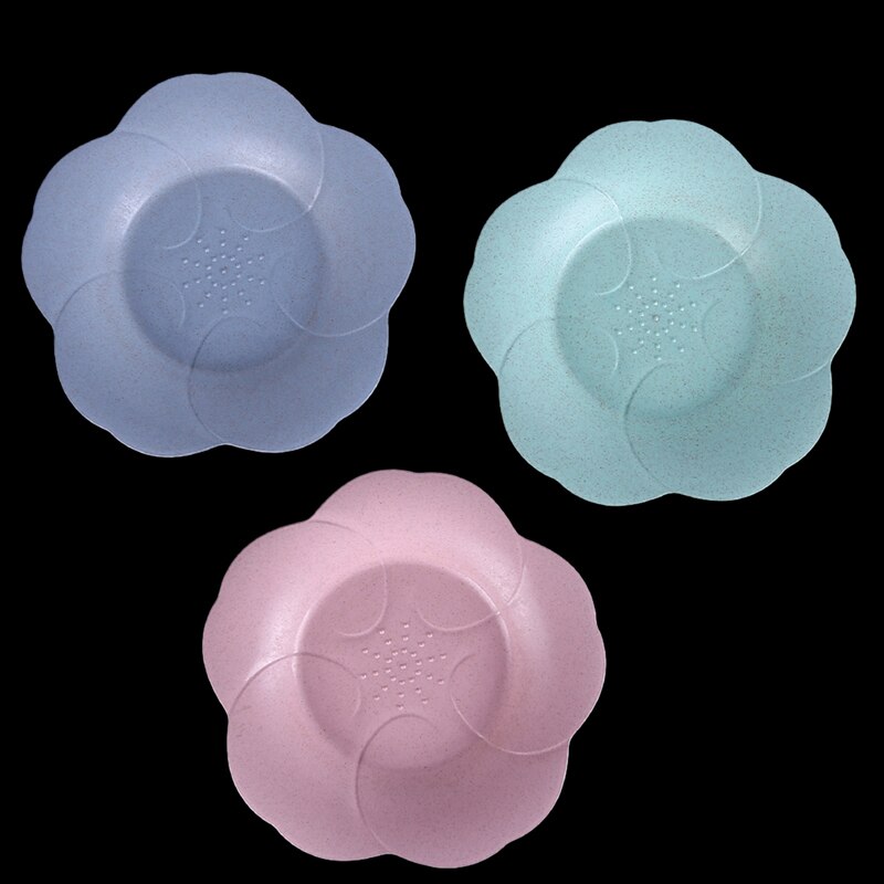 Nordisk plast tallerken stue te bord slik snacks dessert frugt tallerken blomsterformet service frugt tallerken