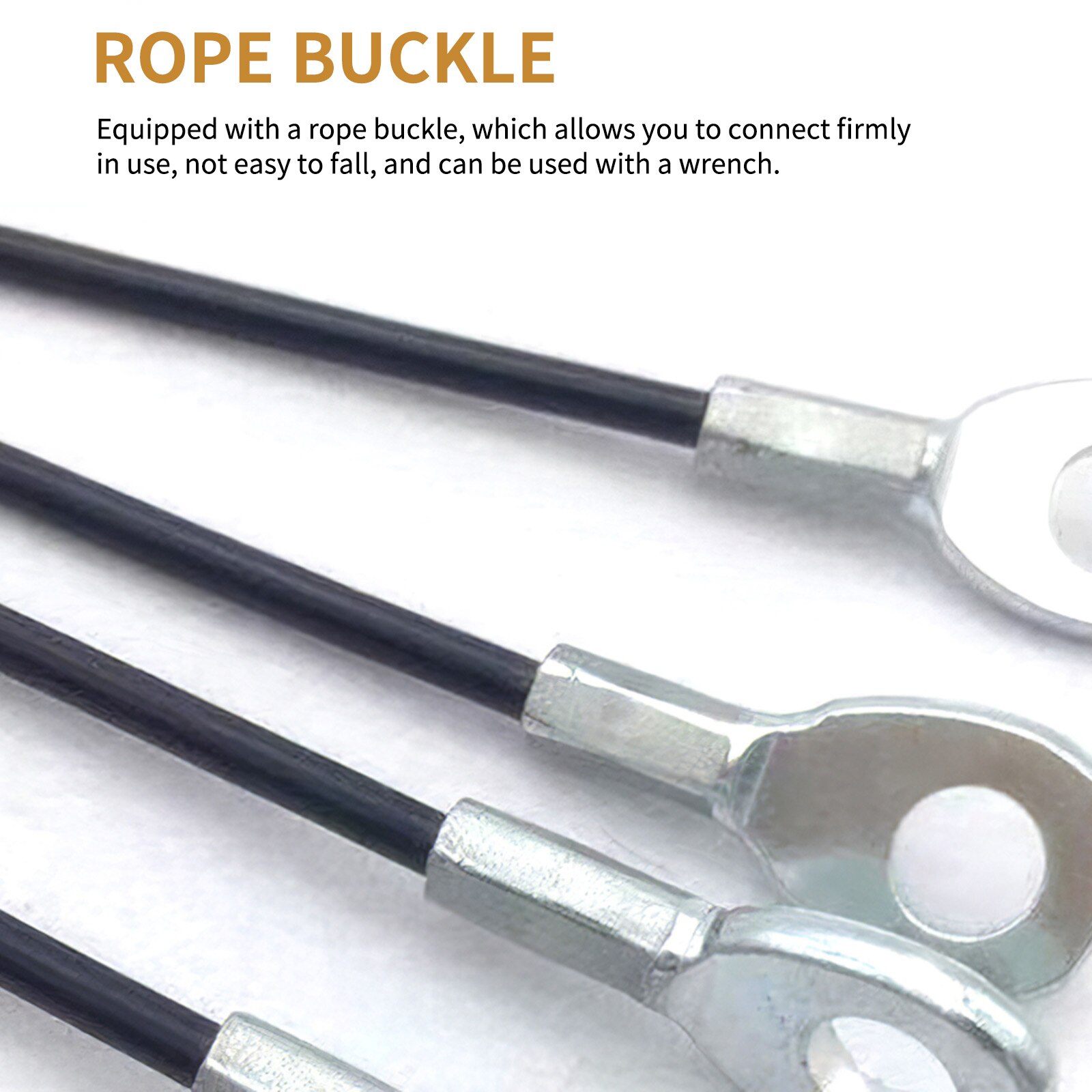 Fitness Home Gym Steel Cable Attachment Crossfit Bodybuilding Muscle Strength Training Workout Accessories Tricep Excercise