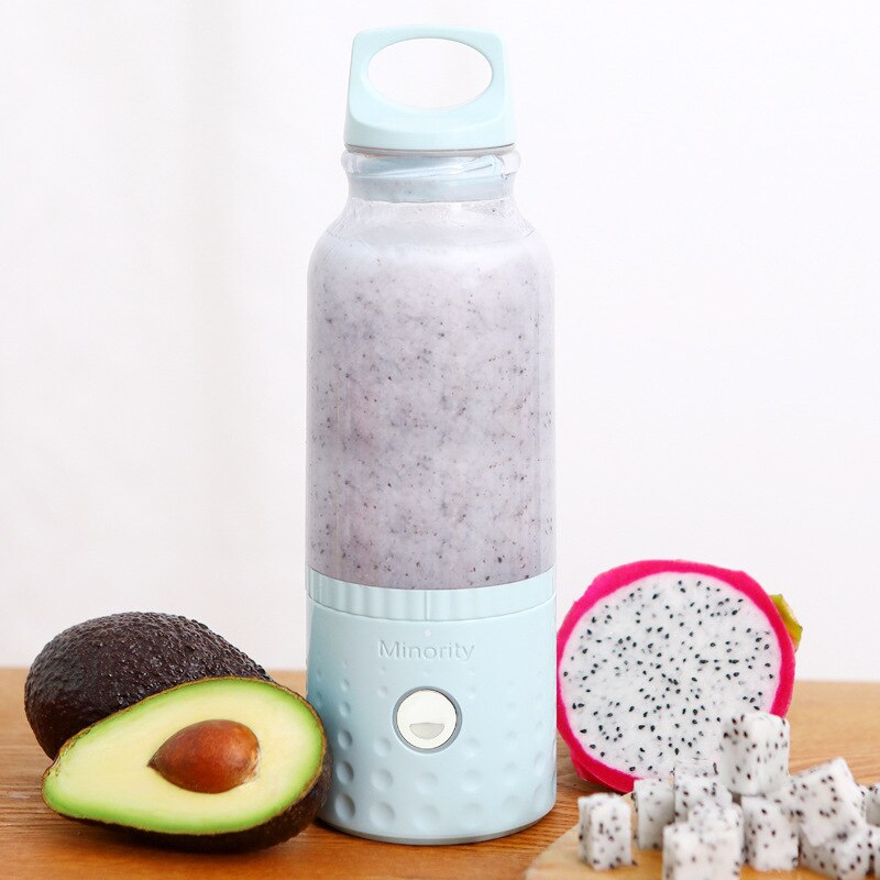 500ML 4000mAh Portable Smoothie Blender Mini USB Mixer Electric Juicer Charging Vitamer Fruit Juicer