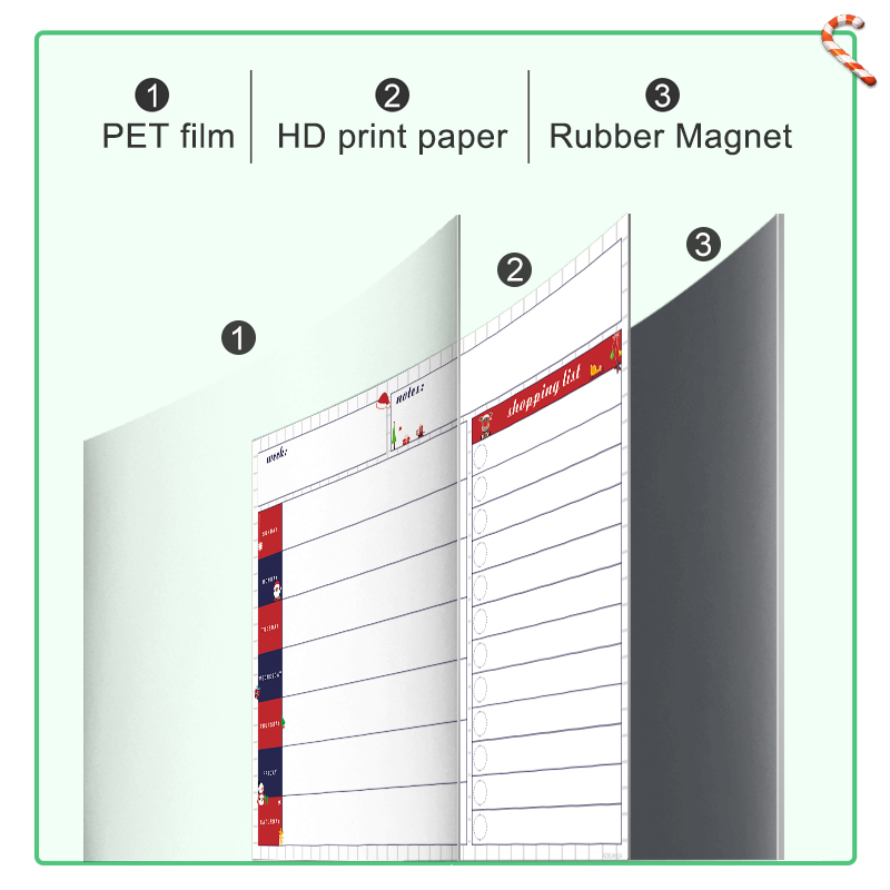 flexibel Magnetische Advent Weihnachten Zeit Zeitplan Kalender Löschbaren Lebensmittel Zu tun Liste Hinweis Weihnachten Wöchentlich Monatlich Planer Veranstalter