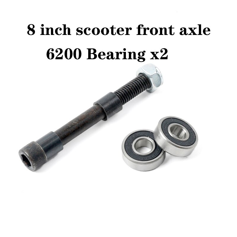Electric scooter Wheel Axle Front wheel 100MM 160MM front wheel motor ball bearing for 8 Inch 10 Inch Wheels Rims Tires Tubes: M10X100MM