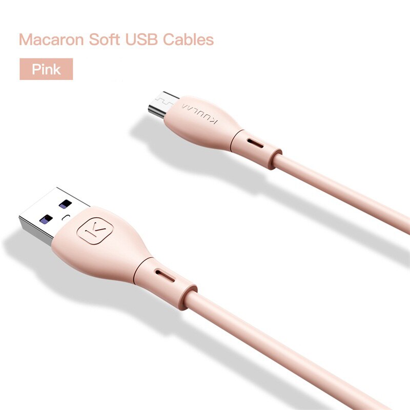 Kuulaa nestemäinen silikonikaapeli mikro usb pikalataus samsung xiaomi android tablet matkapuhelin laturi micro usb johto johto: Vaaleanpunainen / 1m