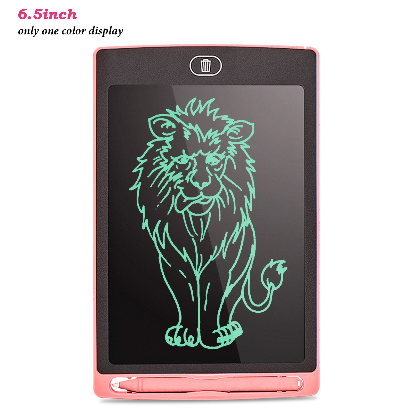 8.5inch LCD Writing Tablet Children&#39;s Magic Blackboard Digital Drawing Board Kids Tablet Painting Pad Educational Toys for: 6.5inch pink single