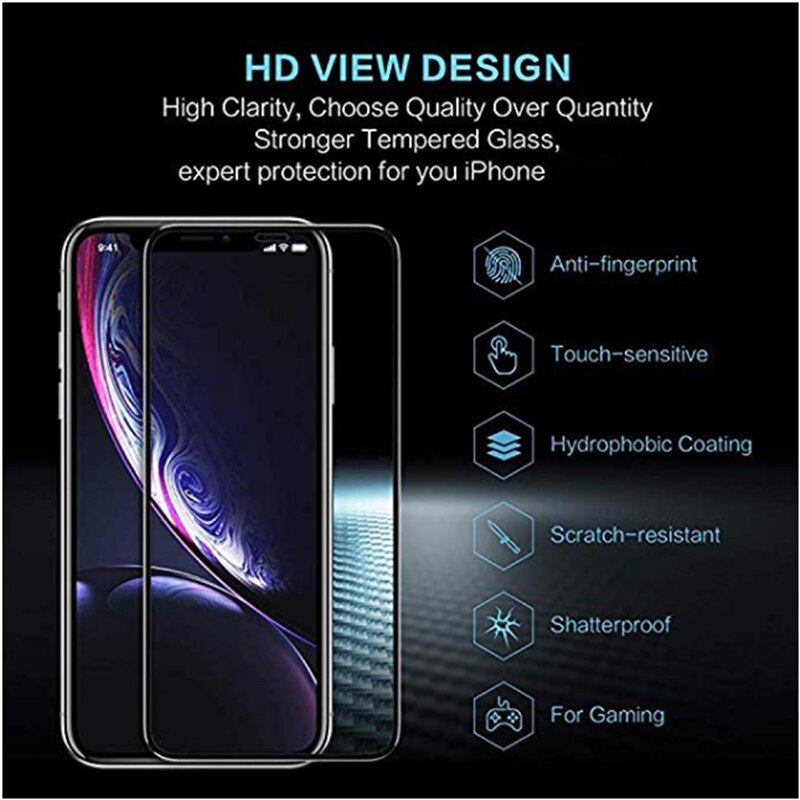 9D HD Screen Protector Film For Phone 11 Pro Max Toughened Protective Screen Steel Film For iPhone X to MAX Explosion-proof