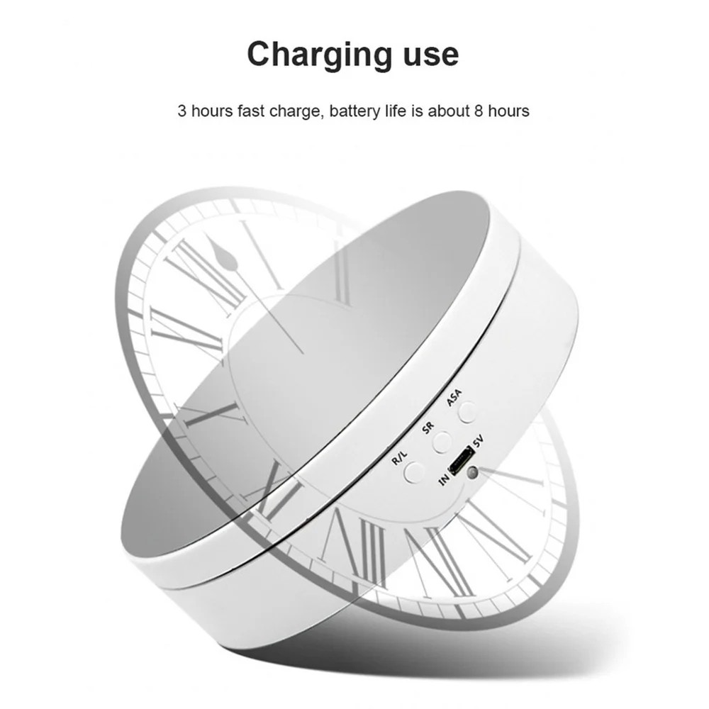 3 hastigheter roterende dreieskive 360 ° elektrisk svingbar base smykkestativ usb /18650 batteridrevet roterende brett