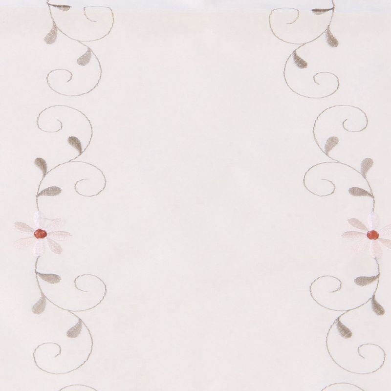 Table Runner Embroidered Floral Table Cloth Pattern:#2 flower Size:40X150cm