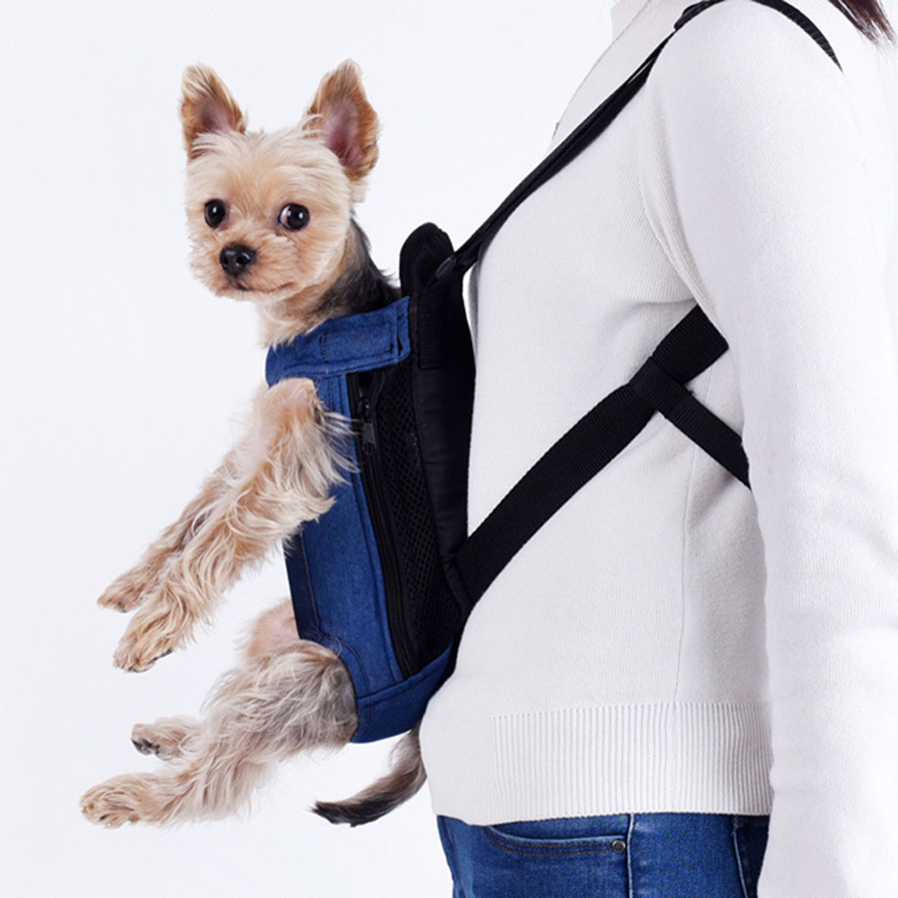 Mochila porta perros con patas para cachorros, bolsa de viaje para gato, manos libres para caminar, senderismo, bicicleta y motocicleta