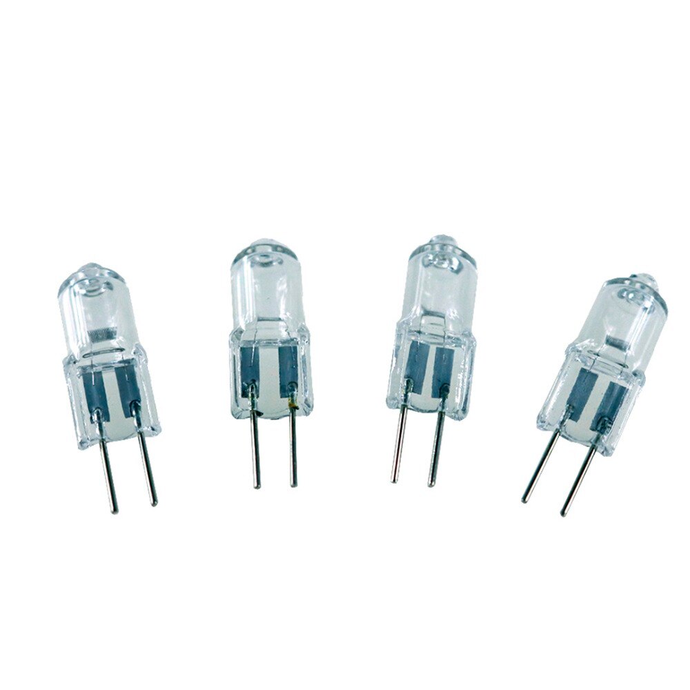 10 stk halogen  g4 lampe lyspærer  ac12v 20w jc type klare halogen innsatte perler krystall lampe varm hvit farge lysstyrke l