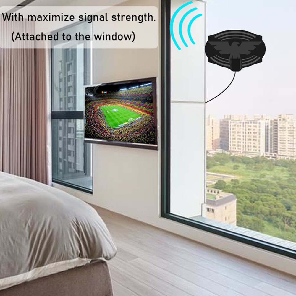 PC Digital Zoom Universal Indoor Outdoor Signal Amplifier Support Easy Install Durable HD 4K Freeview TV Antenna Local Channels