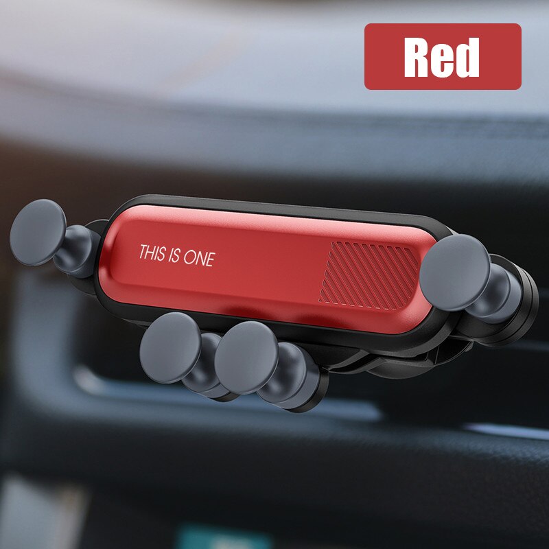 Bilholder til iphone 13 12 11 pro max mini xs xr  x 8 7 6s Plus  se2 stativ i bilen gravitasjon ekspansjon samsung galakse  s21 20 ultra: Rød