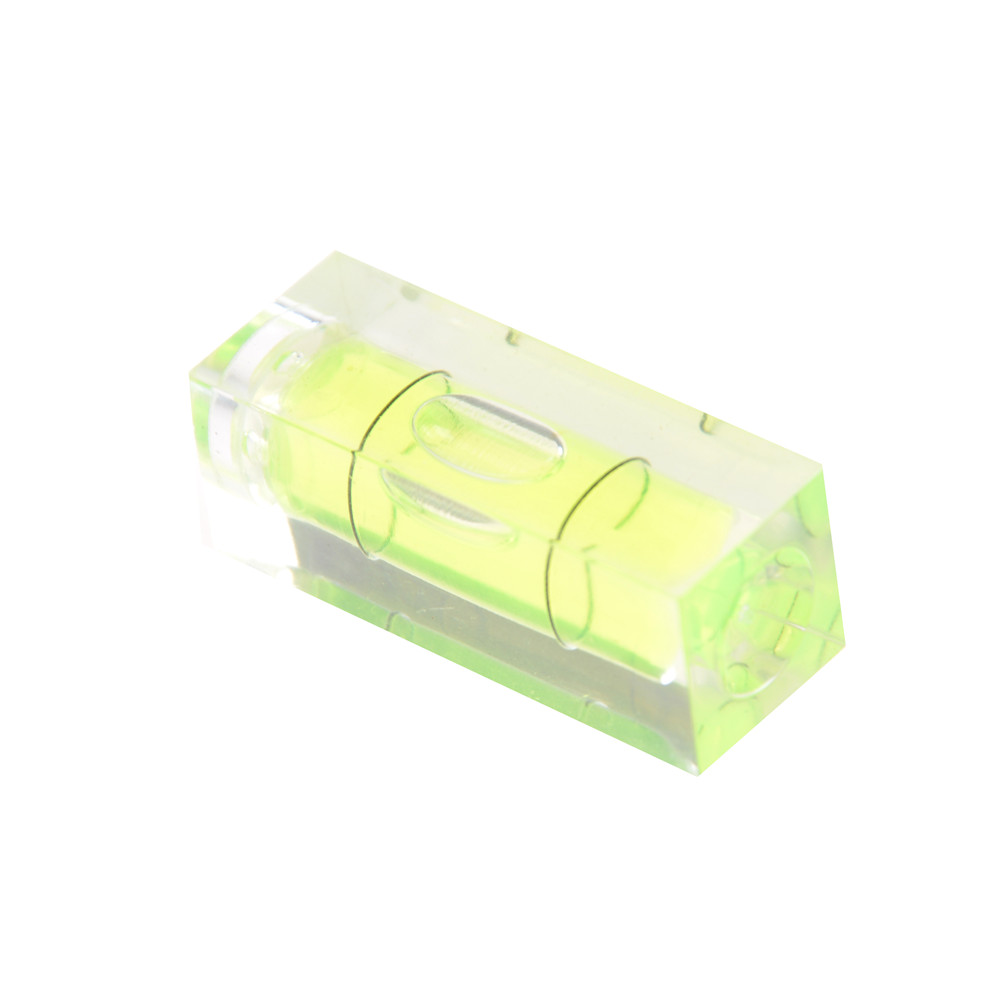 15*15*40MM Square Spirit Level Bubble With Magnetic Stripe Green 1 Piece