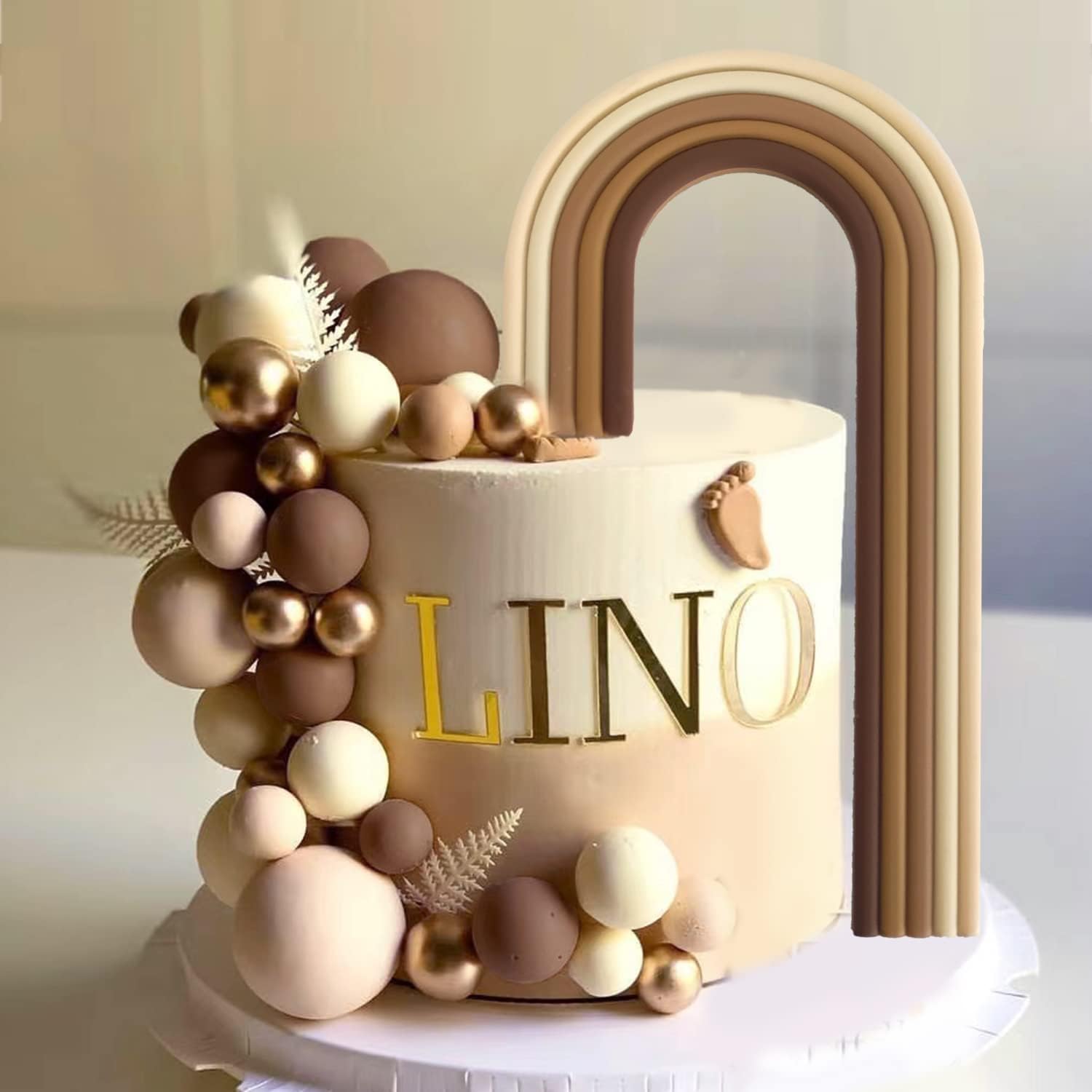 20 stuks Ballen Cake Toppers Goud Zilver Bal Gelukkige Verjaardag Cake Topper DIY Cupcake Topper voor Taart Decoraties Baby Douche Bruiloft