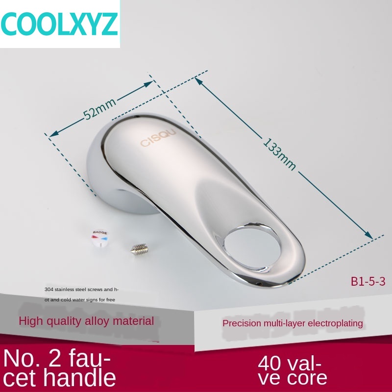 Kraan Handvat Handvat Schotel Wastafel Douche Schakelaar Wijzerplaat Warm En Koud Water 25 35 40 Spool Reparatie Onderdelen: Lavendel
