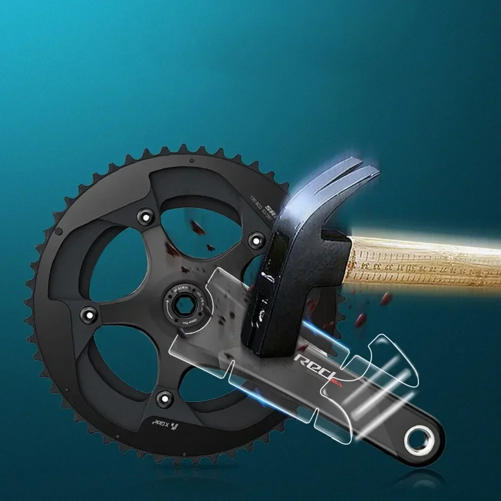 Fahrrad Kurbel Schutz Aufkleber Klebstoff TPH Film Für SRAM Für SHIMANO Radfahren Kurbelgarnitur Schutz Aufkleber Teile