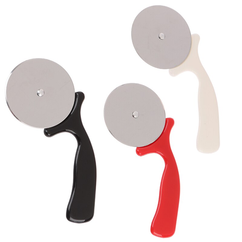 1 st pizzaverktyg rostfria hjul pizzaskärare diameter kniv för skär pizzaverktyg kökstillbehör lager, miljövänligt
