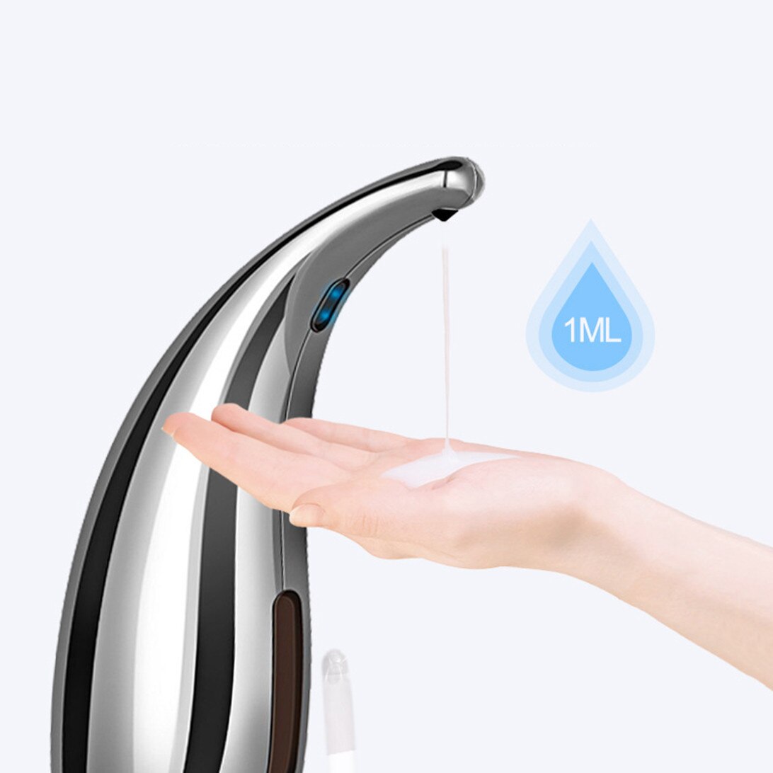 40# 300ml berøringsfri håndfri automatisk sæbedispenser flydende håndvask badeværelse vaskelotion berøringsfri desinficeringsmiddel til køkken